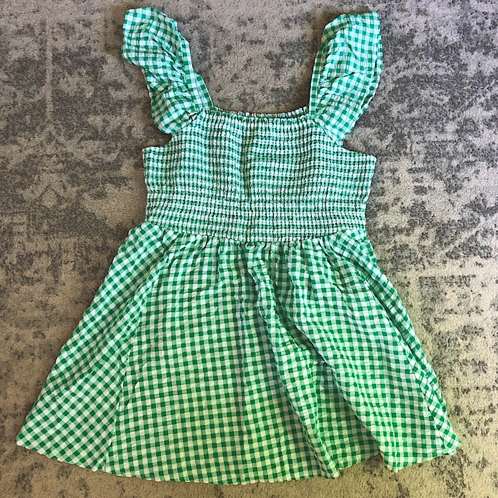 Old Navy Plus Size Fit & Flare Gingham Mini Dress